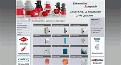 Desktop Screenshot of elektroartikel-langehein.de